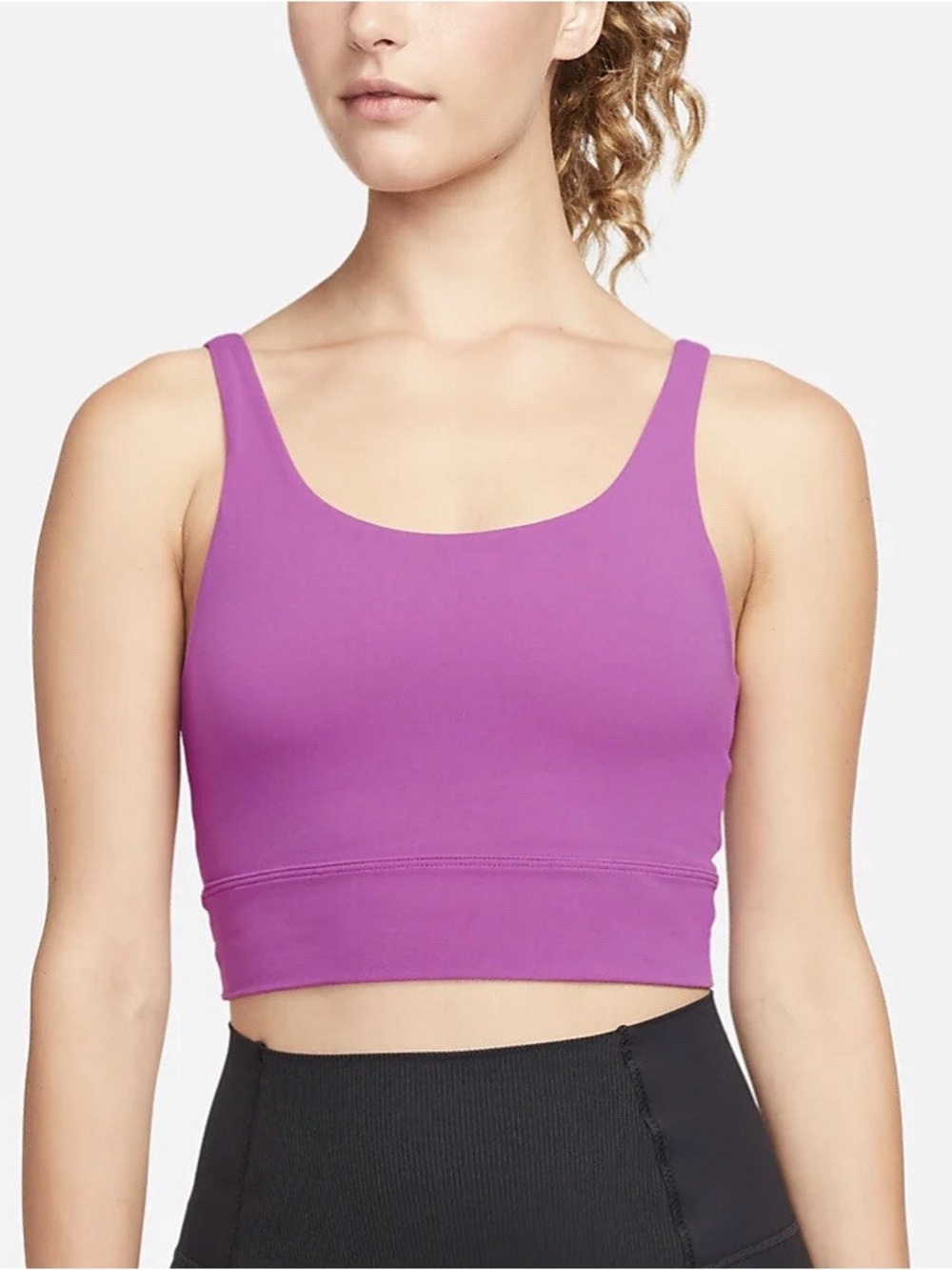 Nike Yoga Luxe Infinalon Cropped Tank Top